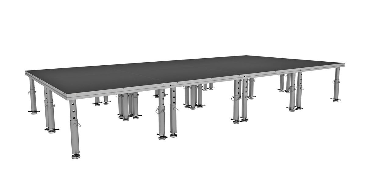 ProX XSU-8X16PKG Stage One 8 FT x 16 FT Portable Stage Pkg 8' 16', view 3